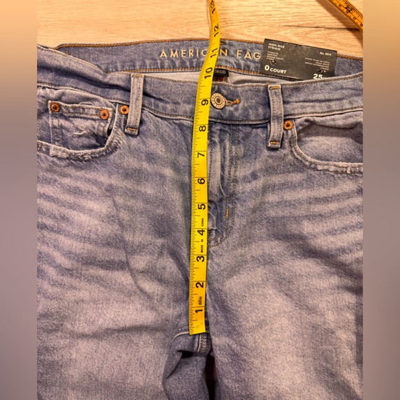 NWT American Eagle Strigid High-Waisted Stovepipe Jeans, 0 Short, 25 w - Picture 11 of 12